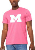 Michigan Wolverines Womens Classic T-Shirt - Pink