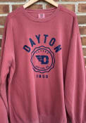 Dayton Flyers Womens Seal Crew Sweatshirt - Crimson