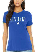 Kentucky Wildcats Womens Classic T-Shirt - Blue