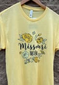 Missouri Tigers Womens Mom T-Shirt - Yellow