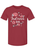Indiana Hoosiers Womens Mom T-Shirt - Red