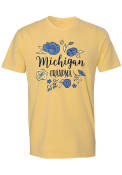 Michigan Wolverines Womens Grandma T-Shirt - Yellow