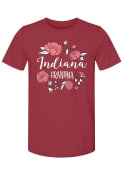 Indiana Hoosiers Womens Grandma T-Shirt - Red