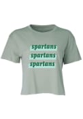 Michigan State Spartans Womens Jade T-Shirt - Green