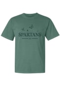 Michigan State Spartans Womens Butterfly T-Shirt - Green