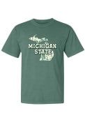 Michigan State Spartans Womens State T-Shirt - Green