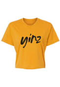 Pittsburgh Womens Yinz T-Shirt - Gold