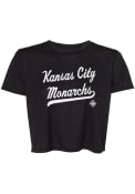 Kansas City Monarchs Womens Blair T-Shirt - Black