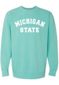 Michigan State Spartans Womens Classic Crew Sweatshirt - Green