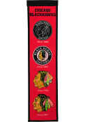 Chicago Blackhawks 8x32 Heritage Banner
