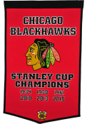 Chicago Blackhawks 24x38 Dynasty Banner