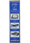 Detroit Lions Stadium Evolution Banner