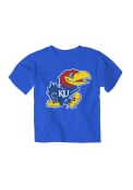 Kansas Jayhawks Infant Mascot T-Shirt - Blue