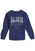 St Louis Blues Youth Navy Blue Youth Team Envelope T-Shirt