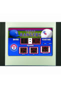 Texas Rangers Scoreboard Alarm Clock