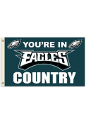 Philadelphia Eagles Country Teal Silk Screen Grommet Flag
