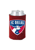 FC Dallas Red Glitter Can Coolie