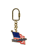 Philadelphia Flag Swivel Keychain