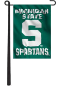Michigan State Spartans 13x18 Green Garden Flag