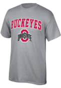 Ohio State Buckeyes Youth Arch Wordmark T-Shirt - Grey