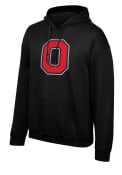 Ohio State Buckeyes Big Logo Twill Hooded Sweatshirt - Black