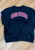 Ohio State Buckeyes Twill Crew Sweatshirt - Black
