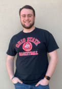 Ohio State Buckeyes Arch Basketball T Shirt - Black