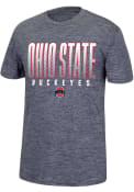 Ohio State Buckeyes Space Dye T Shirt - Charcoal