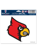 Louisville Cardinals Logo Auto Decal - Red
