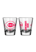 Cincinnati Reds 2oz Clear Shot Glass