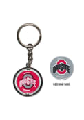 Ohio State Buckeyes Spinner Keychain