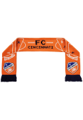 FC Cincinnati 8 Bit Scarf - Orange