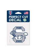 Penn State Nittany Lions 4x4 Vault Logo Auto Decal - Navy Blue