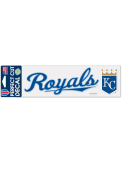 Kansas City Royals 3x10 Script Auto Decal - Blue