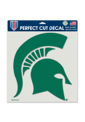 Michigan State Spartans 8x8 Perfect Cut Auto Decal - Green