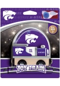 Purple K-State Wildcats Wooden Toy Train