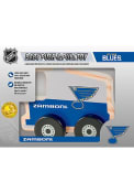 St Louis Blues Push Pull Wooden Figurine