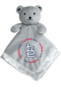 St Louis Cardinals Baby Security Bear Blanket - Grey