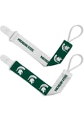 Michigan State Spartans Baby 2pk Pacifier - Green