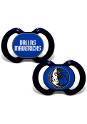 Dallas Mavericks Baby 2pk Pacifier - Navy Blue