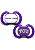 TCU Horned Frogs Baby 2pk Pacifier - Purple