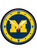 Michigan Wolverines 12.75in Round Wall Clock