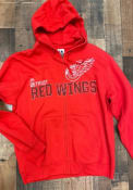 Detroit Red Wings Majestic Constant effort Full Zip Jacket - Red