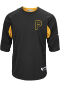 Pittsburgh Pirates Majestic On-Field 3/4 BP Trainer Batting Practice - Black