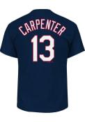Matt Carpenter St Louis Cardinals Navy Blue Name and Number Tee