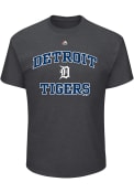 Majestic Detroit Tigers Charcoal Heart and Soul Tee