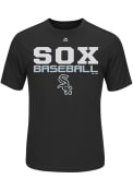 Majestic Chicago White Sox Black Feel The Pressure Tee