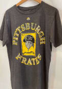 Majestic Pittsburgh Pirates Grey First Among Equals Tee