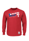 Majestic Philadelphia Red T-Shirt