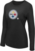 Pittsburgh Steelers Womens My Team Black LS Tee